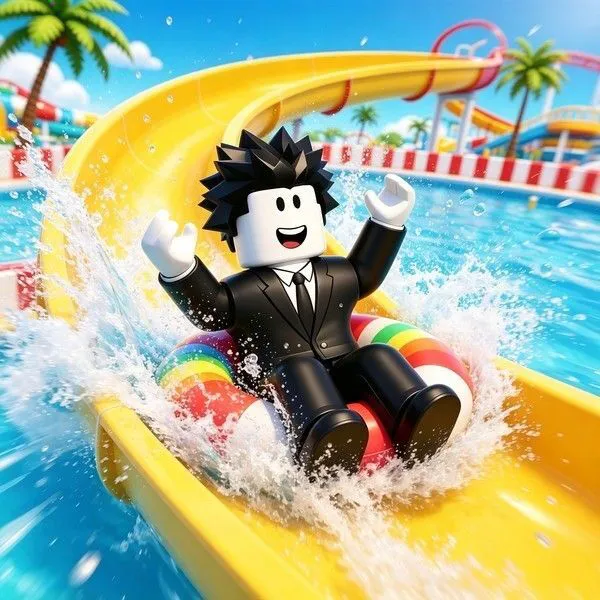 水上滑滑梯冲浪ICON