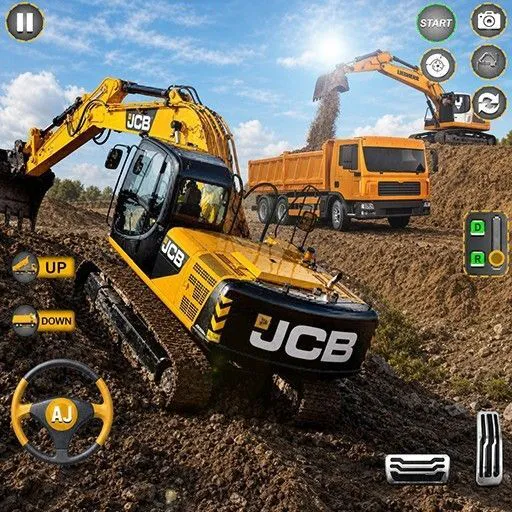 挖掘机施工游戏ICON