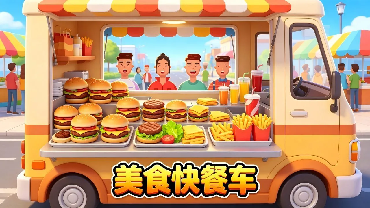 美食快餐车_4