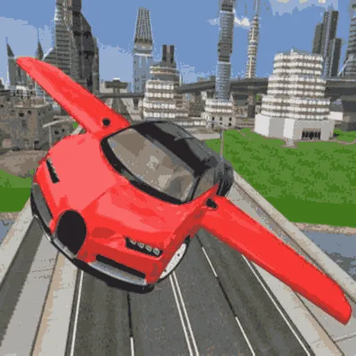 空中飞车赛车游戏ICON