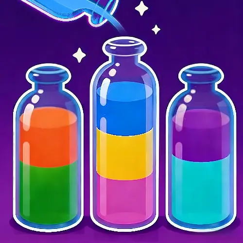 颜料瓶子倒水游戏ICON