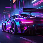 黑色竞速ICON