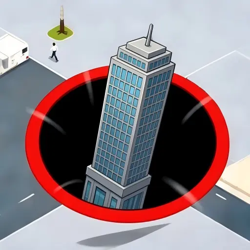 黑洞吞噬进化城市冒险ICON