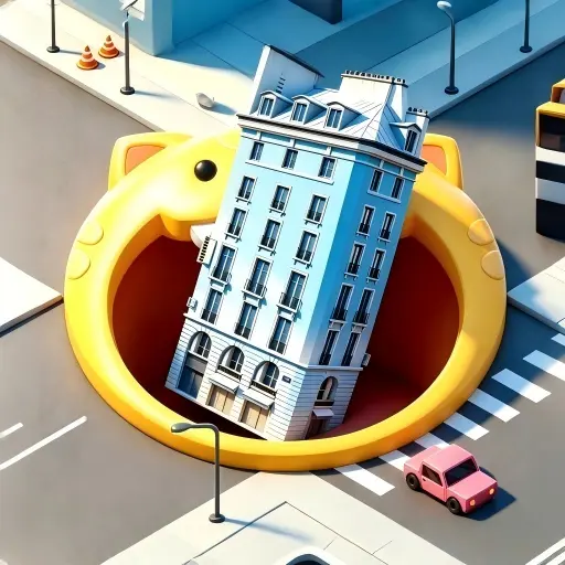 黑洞吞掉城市大闯关ICON