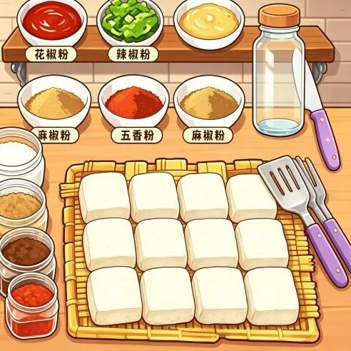 校门口霉豆腐摊位ICON