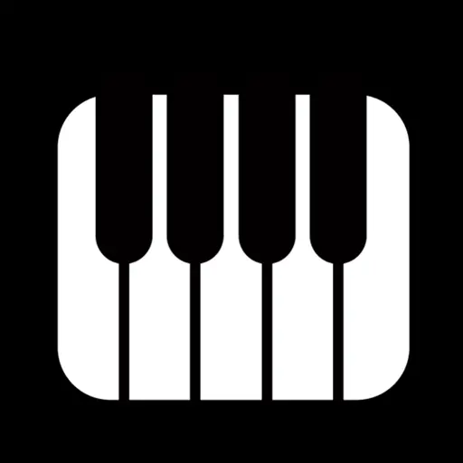 黑白钢琴块ICON