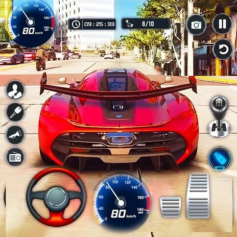飞车赛车游戏ICON