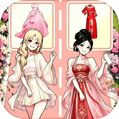 女生变装安静书ICON