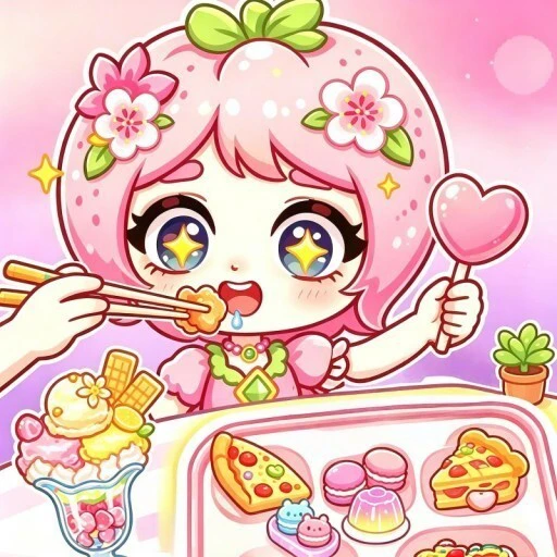开心桃子奇妙吃播ICON