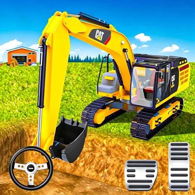 挖掘机模拟驾驶游戏ICON