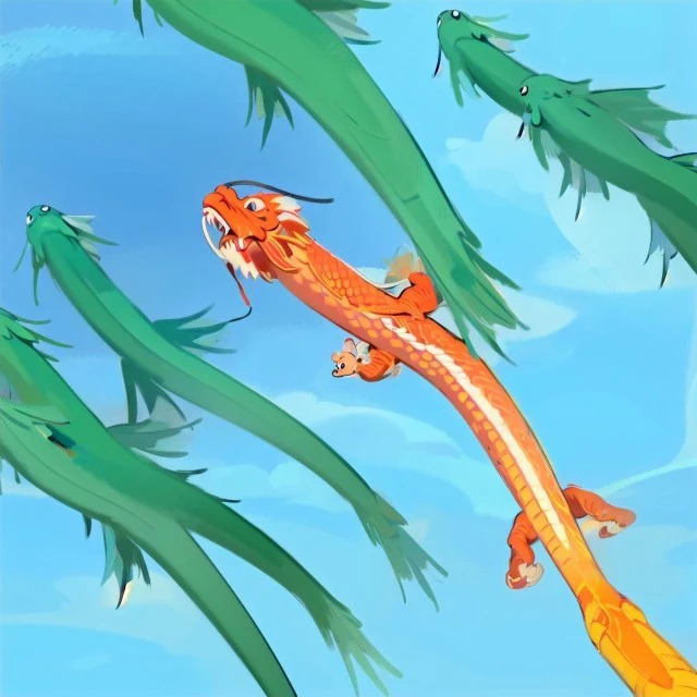 大鱼吃小神龙进化ICON